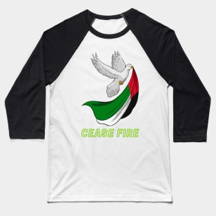 Cease Fire: Gaza Baseball T-Shirt